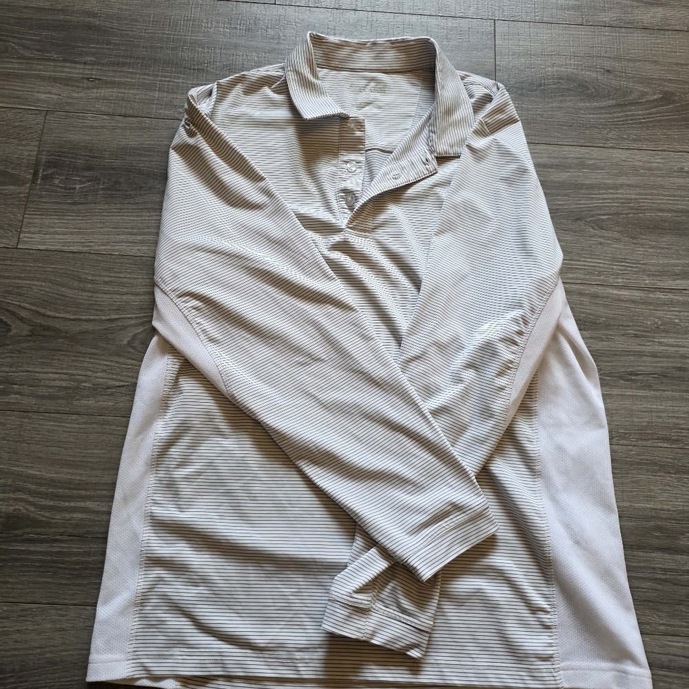 Men's Elegant White Striped Dress Pants